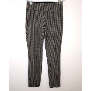 Philosophy Stretch Leggings SZ XS Houndstooth Black Stretch‎ Pull on Pant